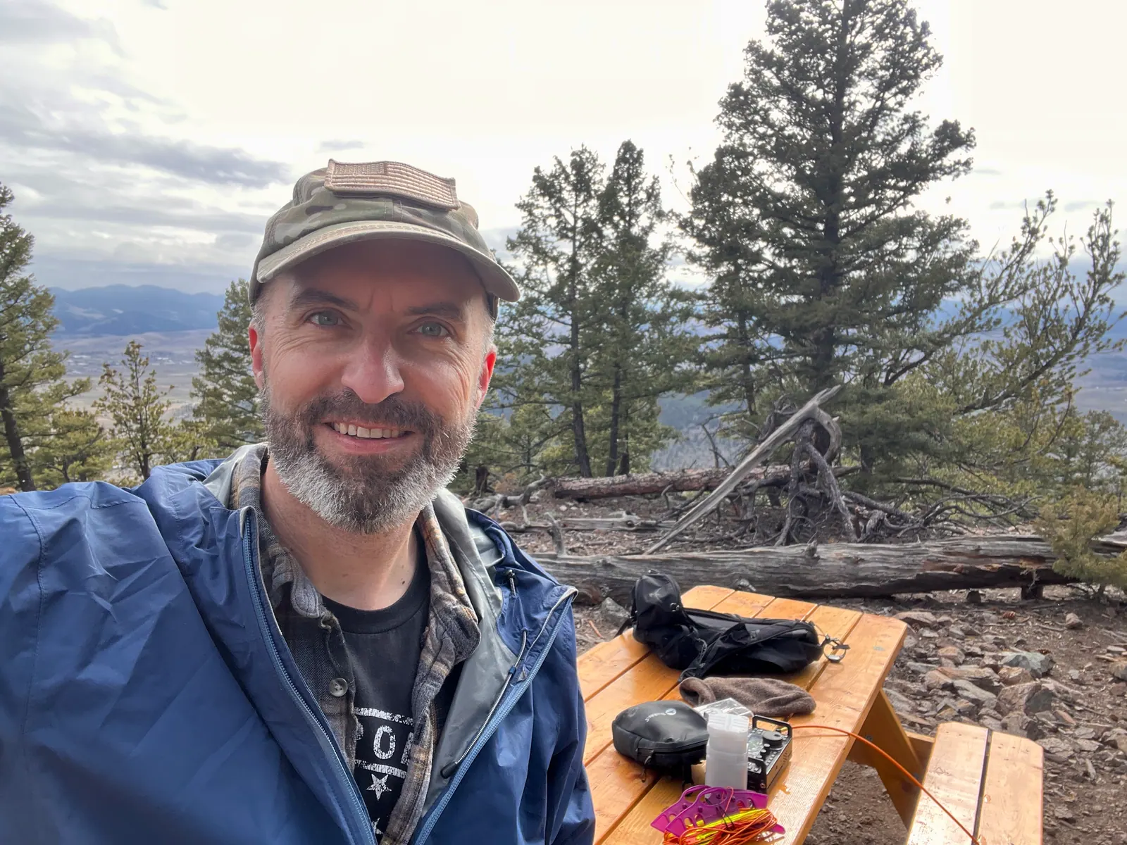 SOTA activation on a Montana summit