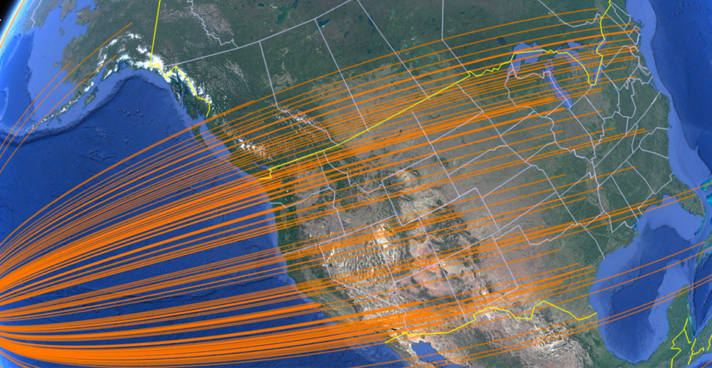 Google Earth QSO Plot