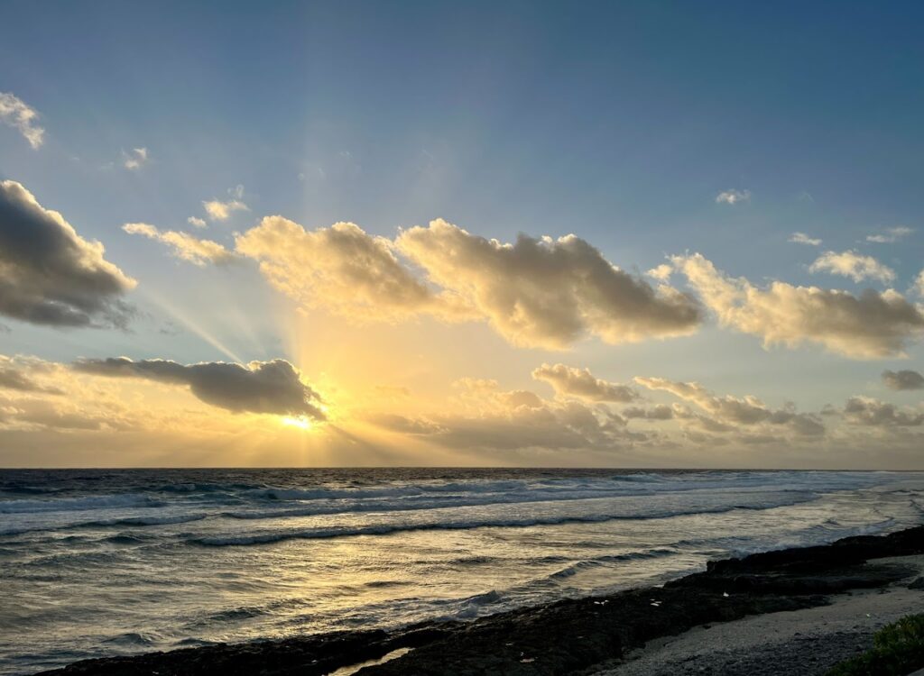 Sunrise on Wake Island
