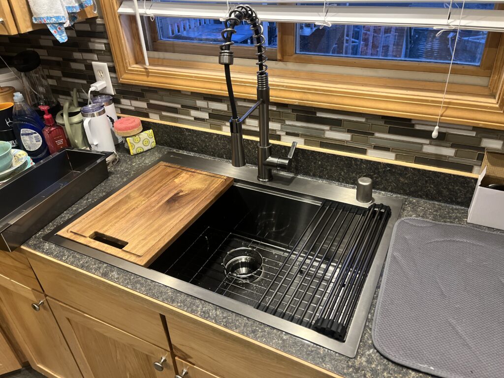 THE new kitchen sink.