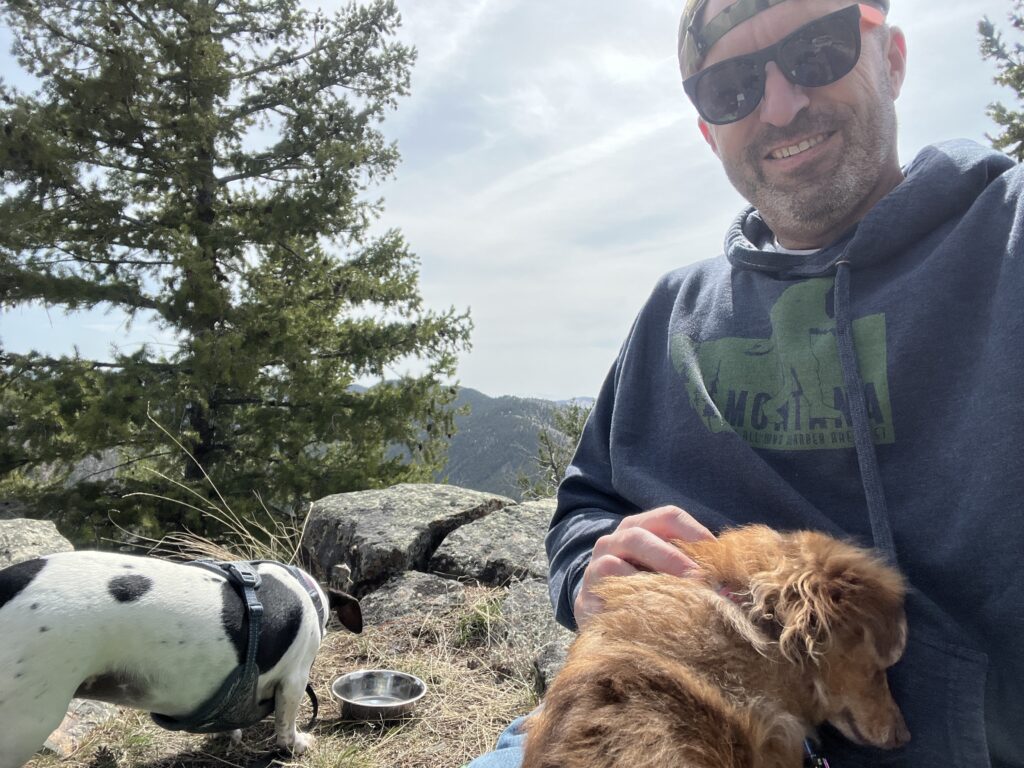 Just before I found the tick.