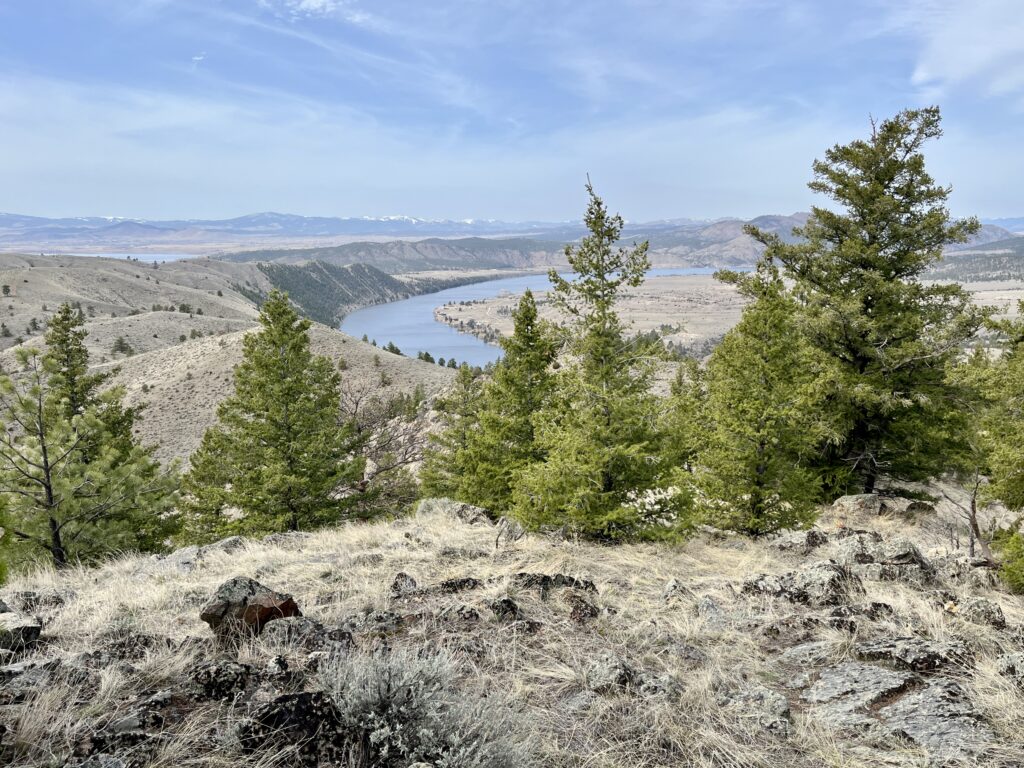 Looking NW from Bend Bechmark.