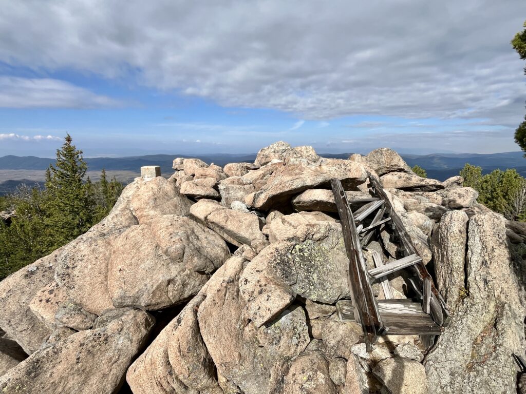 Fire Tower remnants.