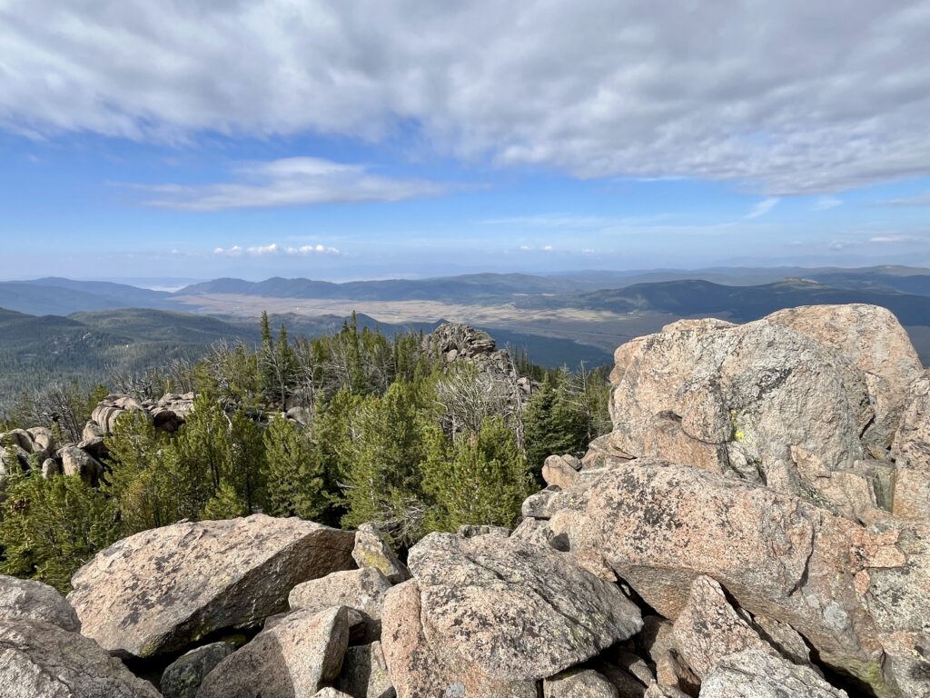 SW view towards Butte, MT.